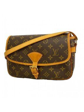 Louis Vuitton Shoulder Bag Monogram Sologne Brown